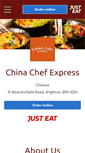 Mobile Screenshot of chinachefexpress.co.uk